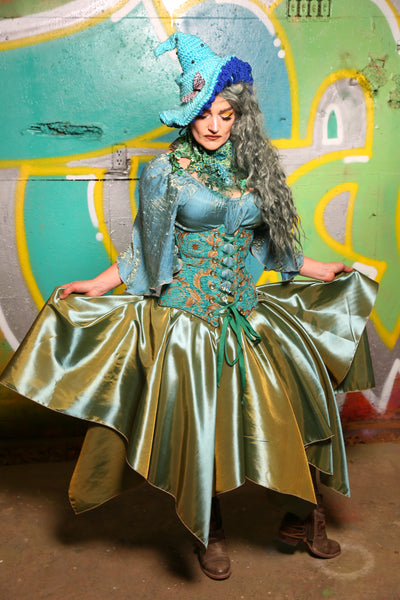 Fairy Skirt in Sea Green #14 - "Neptune's Gemstones” Collection