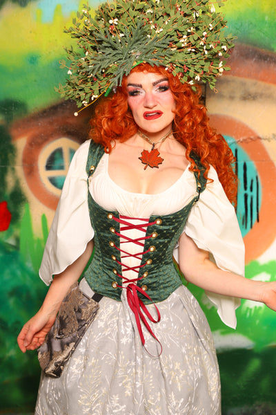 Hobbit Set #07 Maiden Bodice + Hobbit Tulip Skirt + Pouch *blouse sold separately* - The "There & Back Again" Collection