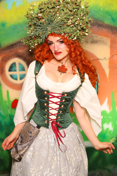 Hobbit Set #07 Maiden Bodice + Hobbit Tulip Skirt + Pouch *blouse sold separately* - The "There & Back Again" Collection