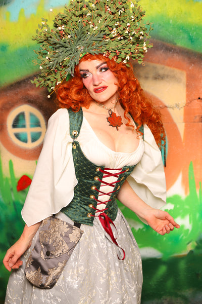 Hobbit Set #07 Maiden Bodice + Hobbit Tulip Skirt + Pouch *blouse sold separately* - The "There & Back Again" Collection