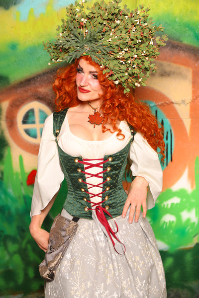 Hobbit Set #07 Maiden Bodice + Hobbit Tulip Skirt + Pouch *blouse sold separately* - The "There & Back Again" Collection