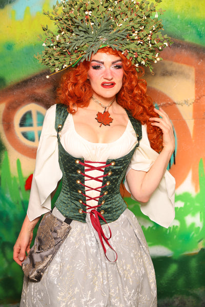 Hobbit Set #07 Maiden Bodice + Hobbit Tulip Skirt + Pouch *blouse sold separately* - The "There & Back Again" Collection