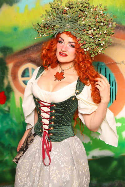 Hobbit Set #07 Maiden Bodice + Hobbit Tulip Skirt + Pouch *blouse sold separately* - The "There & Back Again" Collection