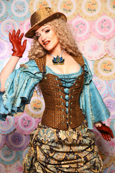 28. Petite Aurora in Beaver Basket Weave w/matching straps - The Minerally Mine Collection