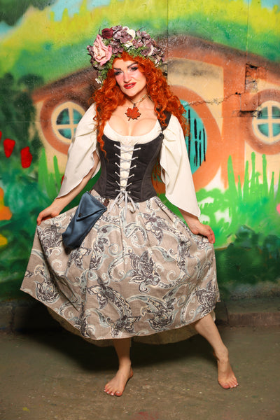 Hobbit Set #03 Maiden Bodice + Hobbit Tulip Skirt + Pouch *blouse sold separately* - The "There & Back Again" Collection