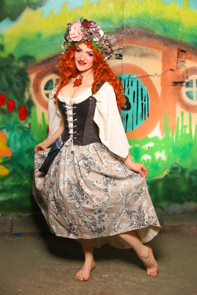 Hobbit Set #03 Maiden Bodice + Hobbit Tulip Skirt + Pouch *blouse sold separately* - The "There & Back Again" Collection