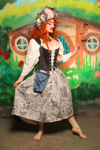Hobbit Set #03 Maiden Bodice + Hobbit Tulip Skirt + Pouch *blouse sold separately* - The "There & Back Again" Collection