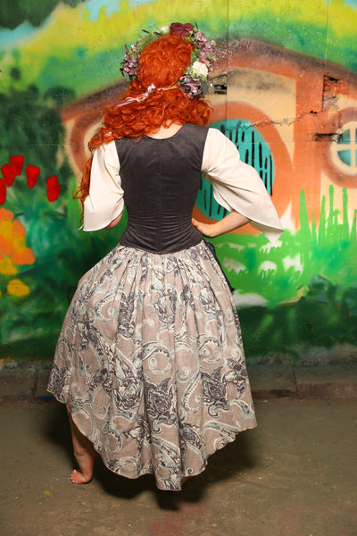 Hobbit Set #03 Maiden Bodice + Hobbit Tulip Skirt + Pouch *blouse sold separately* - The "There & Back Again" Collection