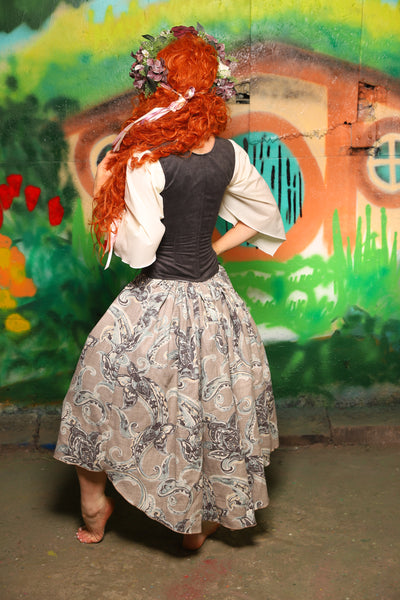 Hobbit Set #03 Maiden Bodice + Hobbit Tulip Skirt + Pouch *blouse sold separately* - The "There & Back Again" Collection