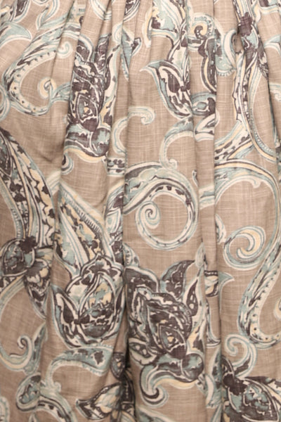 Hobbit Tulip Skirt in Blue Damask Swirl - The "There & Back Again" Collection
