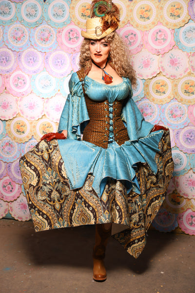 21. Mini Fairy Skirt in Mediterranean Blue Shimmer - The Minerally Mine Collection
