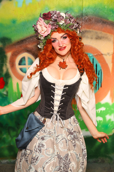 Hobbit Set #03 Maiden Bodice + Hobbit Tulip Skirt + Pouch *blouse sold separately* - The "There & Back Again" Collection
