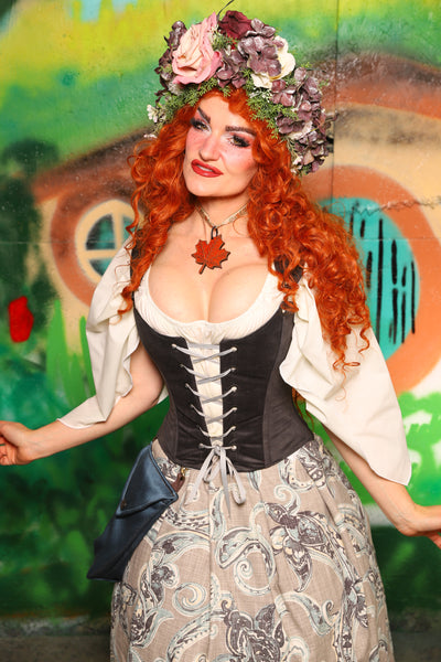 Hobbit Set #03 Maiden Bodice + Hobbit Tulip Skirt + Pouch *blouse sold separately* - The "There & Back Again" Collection