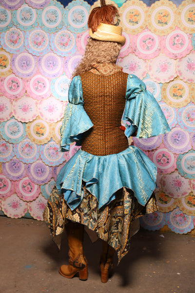 21. Mini Fairy Skirt in Mediterranean Blue Shimmer - The Minerally Mine Collection
