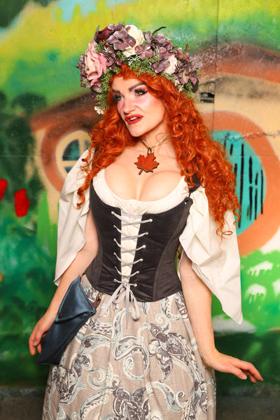 Hobbit Set #03 Maiden Bodice + Hobbit Tulip Skirt + Pouch *blouse sold separately* - The "There & Back Again" Collection