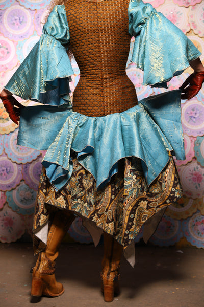 21. Mini Fairy Skirt in Mediterranean Blue Shimmer - The Minerally Mine Collection