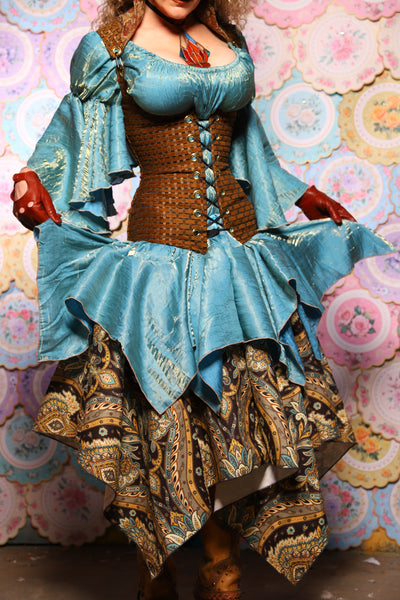 21. Mini Fairy Skirt in Mediterranean Blue Shimmer - The Minerally Mine Collection