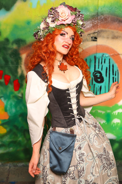 Hobbit Set #03 Maiden Bodice + Hobbit Tulip Skirt + Pouch *blouse sold separately* - The "There & Back Again" Collection