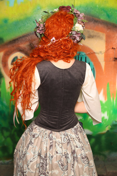 Hobbit Set #03 Maiden Bodice + Hobbit Tulip Skirt + Pouch *blouse sold separately* - The "There & Back Again" Collection