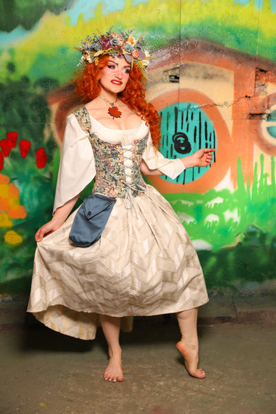 Hobbit Set #10 Maiden Bodice + Hobbit Tulip Skirt + Pouch *blouse sold separately* - The "There & Back Again" Collection