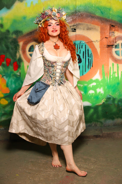 Hobbit Set #10 Maiden Bodice + Hobbit Tulip Skirt + Pouch *blouse sold separately* - The "There & Back Again" Collection