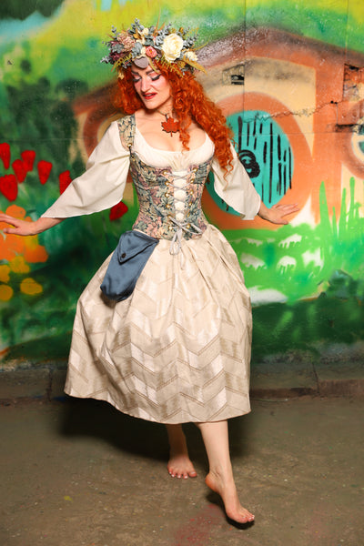 Hobbit Set #10 Maiden Bodice + Hobbit Tulip Skirt + Pouch *blouse sold separately* - The "There & Back Again" Collection