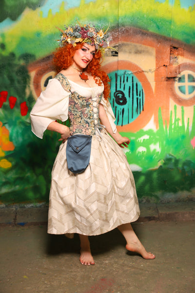 Hobbit Set #10 Maiden Bodice + Hobbit Tulip Skirt + Pouch *blouse sold separately* - The "There & Back Again" Collection