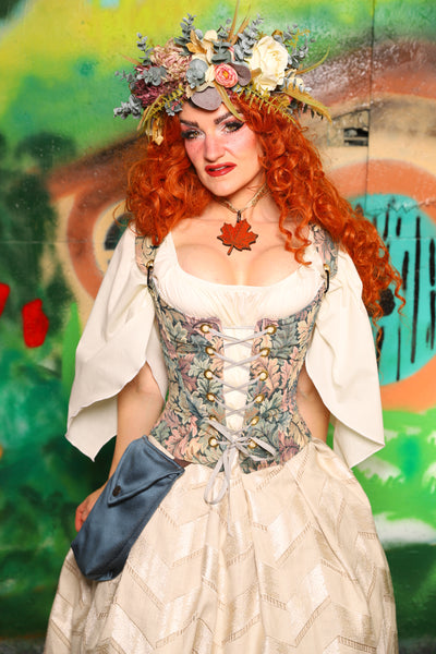 Hobbit Set #10 Maiden Bodice + Hobbit Tulip Skirt + Pouch *blouse sold separately* - The "There & Back Again" Collection