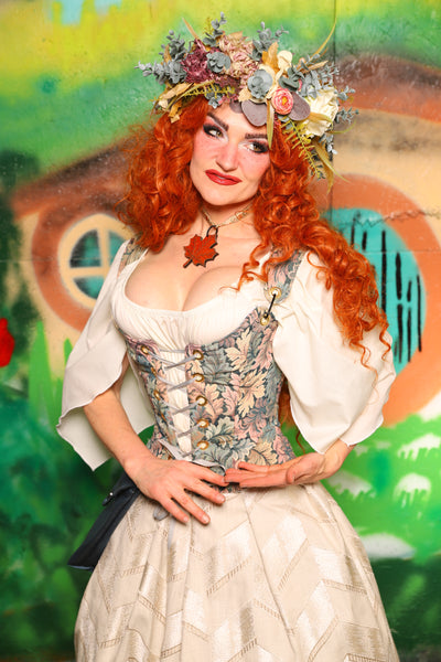 Hobbit Set #10 Maiden Bodice + Hobbit Tulip Skirt + Pouch *blouse sold separately* - The "There & Back Again" Collection