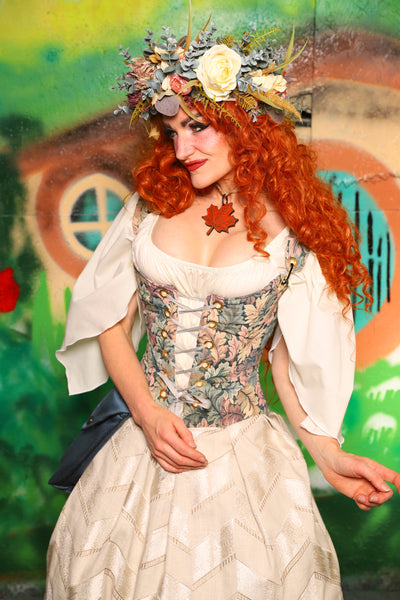 Hobbit Set #10 Maiden Bodice + Hobbit Tulip Skirt + Pouch *blouse sold separately* - The "There & Back Again" Collection