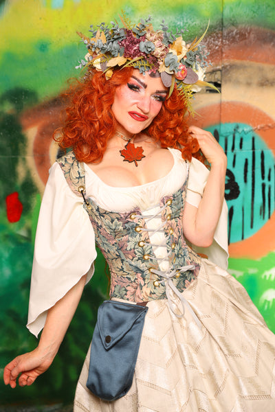 Hobbit Set #10 Maiden Bodice + Hobbit Tulip Skirt + Pouch *blouse sold separately* - The "There & Back Again" Collection