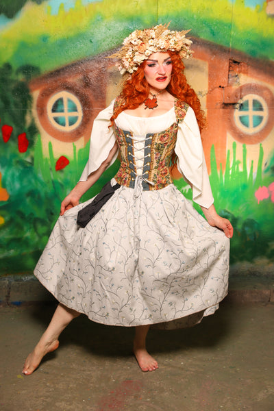 Hobbit Set #05 Maiden Bodice + Hobbit Tulip Skirt + Pouch *blouse sold separately* - The "There & Back Again" Collection