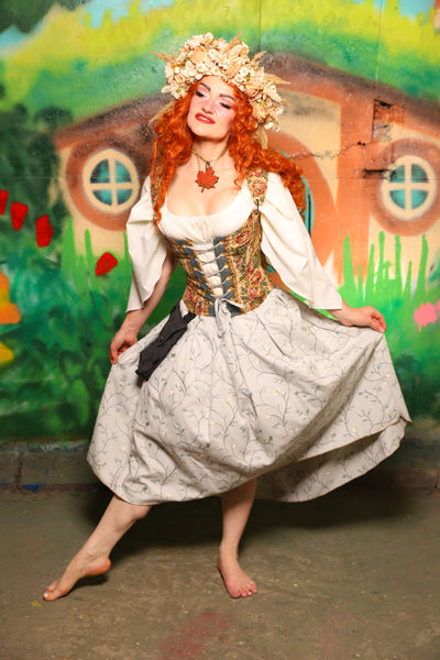 Hobbit Set #05 Maiden Bodice + Hobbit Tulip Skirt + Pouch *blouse sold separately* - The "There & Back Again" Collection