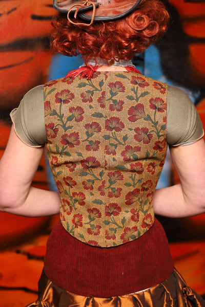 Cropped Marie Bodice in Escalante *PLEASE order by BUST Measurement, NOT waist!* - The Tumbleweed Collection