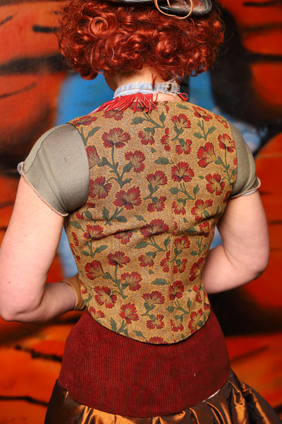 Cropped Marie Bodice in Escalante *PLEASE order by BUST Measurement, NOT waist!* - The Tumbleweed Collection