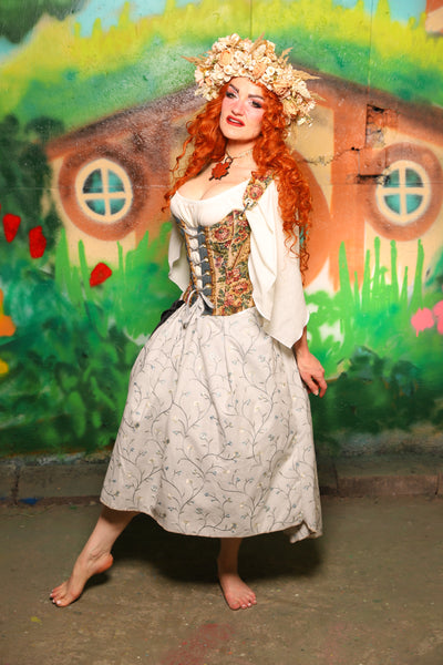 Hobbit Set #05 Maiden Bodice + Hobbit Tulip Skirt + Pouch *blouse sold separately* - The "There & Back Again" Collection