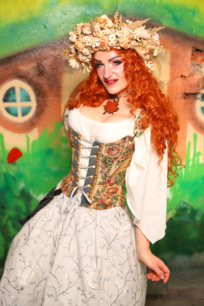Hobbit Set #05 Maiden Bodice + Hobbit Tulip Skirt + Pouch *blouse sold separately* - The "There & Back Again" Collection