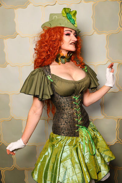 21. Greta Corset in Gilded Moss - The Brine for Bunny Collection