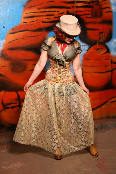 Tulip Skirt in Candlelight Lace - The Tumbleweed Collection