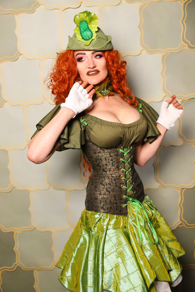 21. Greta Corset in Gilded Moss - The Brine for Bunny Collection