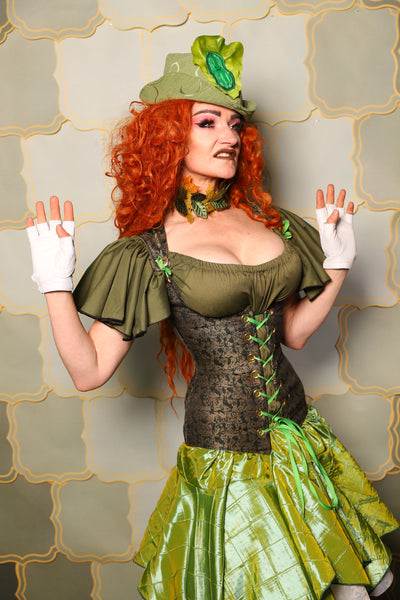 21. Greta Corset in Gilded Moss - The Brine for Bunny Collection