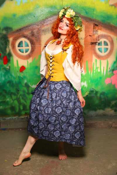 Hobbit Set #02 Maiden Bodice + Hobbit Tulip Skirt + Pouch *blouse sold separately* - The "There & Back Again" Collection