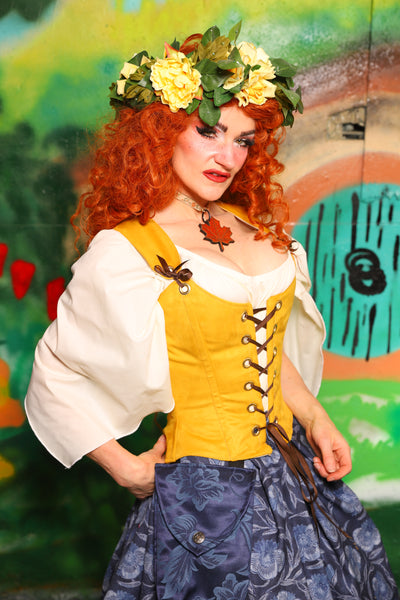 Hobbit Set #02 Maiden Bodice + Hobbit Tulip Skirt + Pouch *blouse sold separately* - The "There & Back Again" Collection