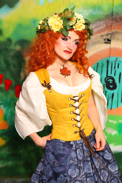 Hobbit Set #02 Maiden Bodice + Hobbit Tulip Skirt + Pouch *blouse sold separately* - The "There & Back Again" Collection