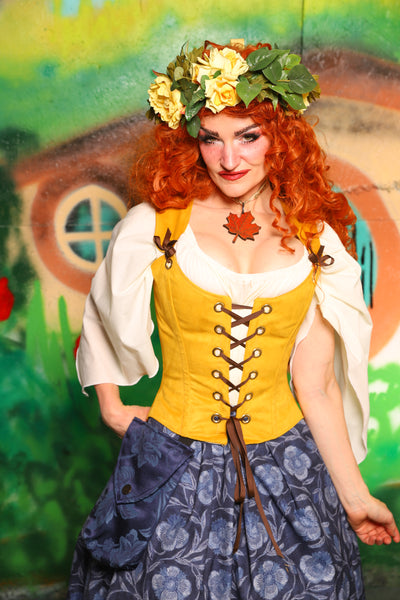 Hobbit Set #02 Maiden Bodice + Hobbit Tulip Skirt + Pouch *blouse sold separately* - The "There & Back Again" Collection