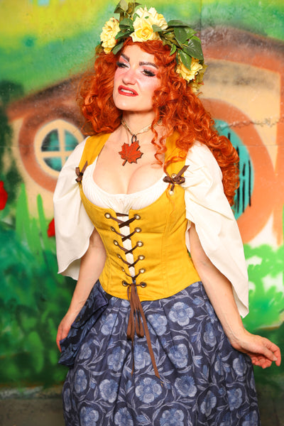 Hobbit Set #02 Maiden Bodice + Hobbit Tulip Skirt + Pouch *blouse sold separately* - The "There & Back Again" Collection