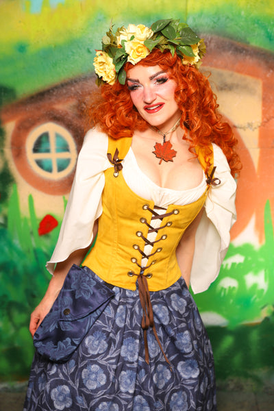 Hobbit Set #02 Maiden Bodice + Hobbit Tulip Skirt + Pouch *blouse sold separately* - The "There & Back Again" Collection
