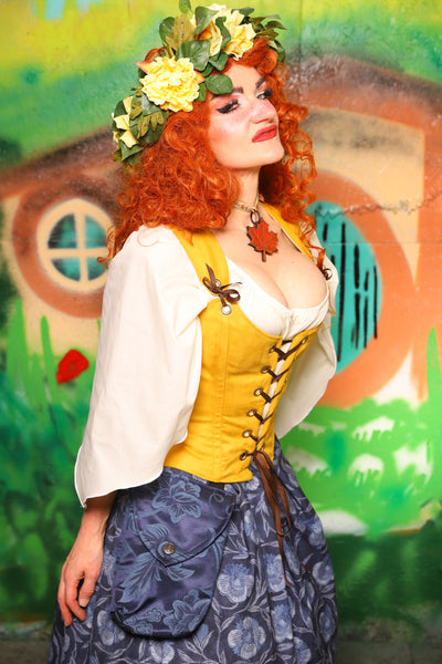 Hobbit Set #02 Maiden Bodice + Hobbit Tulip Skirt + Pouch *blouse sold separately* - The "There & Back Again" Collection