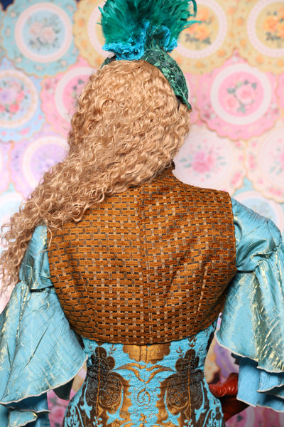 33. Sgt Pepper Vest in Beaver Basket Weave - The Minerally Mine Collection