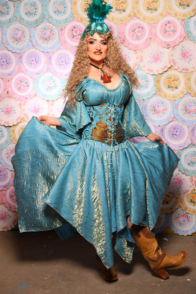 15. Fairy Skirt in Mediterranean Blue Shimmer - The Minerally Mine Collection